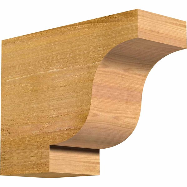 Ekena Millwork Newport Rough Sawn Rafter Tail, Western Red Cedar, 6"W x 12"H x 16"L RFT06X12X16NEW00RWR - main